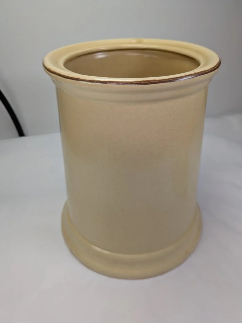 Pfaltzgraff Village Stoneware Crock | Canister | Rustic Utensil Holder, Vase